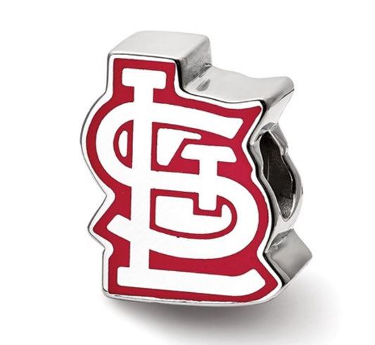 St. Louis Cardinals Enamel Reflection Bead