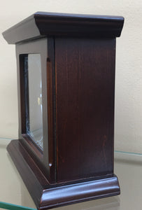Small Brown Wooden Seiko Desk Clock
