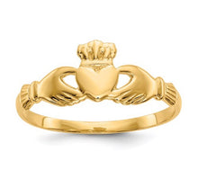 Load image into Gallery viewer, 14k Claddagh Ring