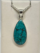 Load image into Gallery viewer, Turquoise Pear Pendant