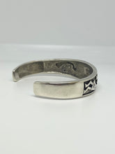 Load image into Gallery viewer, Aztec Silver Cuff