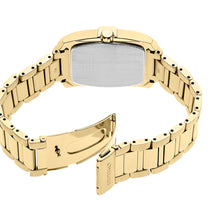 Load image into Gallery viewer, Black and a Gold Square Mens Watch