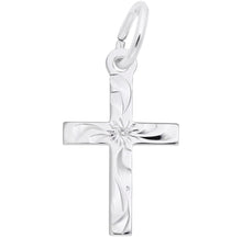 Load image into Gallery viewer, Small Flared Cross Charm