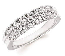 Load image into Gallery viewer, 14K White Gold 1ct Diamond Band