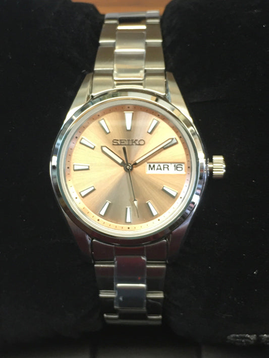 Peachy Dial Women’s Seiko Watch