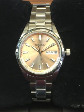Peachy Dial Women’s Seiko Watch