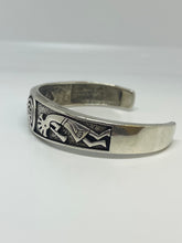 Load image into Gallery viewer, Aztec Silver Cuff