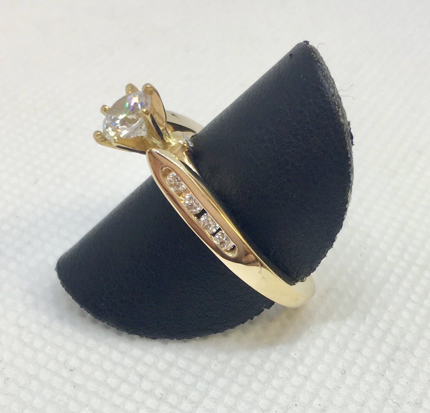 Diamond Cathedral Engagement Ring