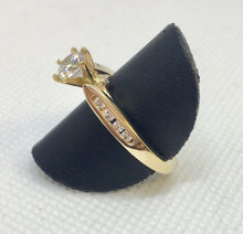 Load image into Gallery viewer, Diamond Cathedral Engagement Ring