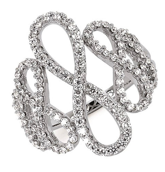 Looped Diamond Ring