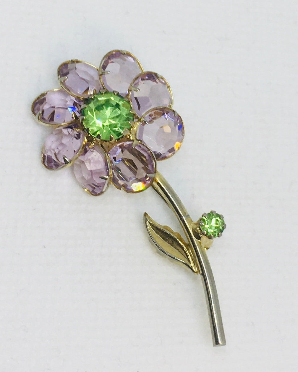 Gold Plated Flower Pin