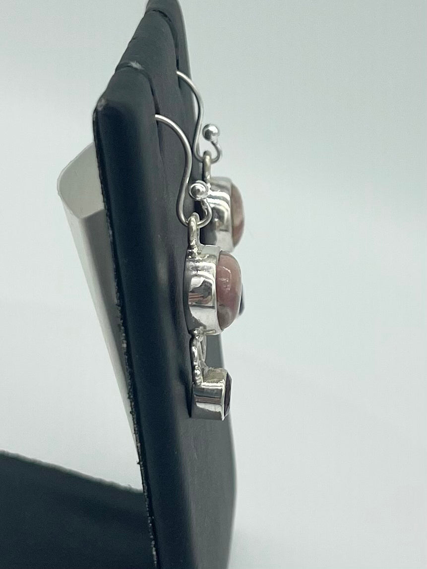 Jasper & Garnet Earrings