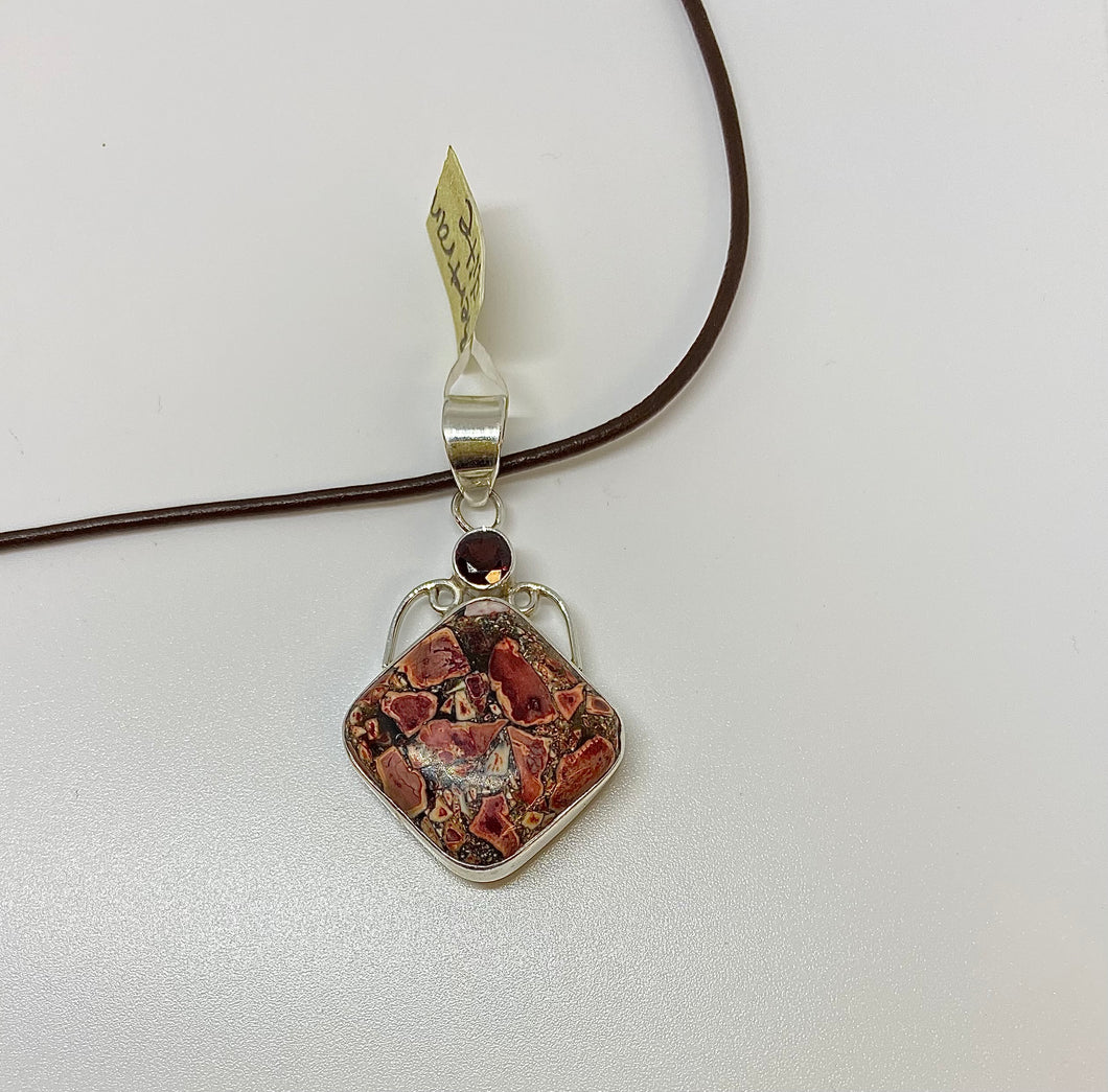 Bertrandite Pendant