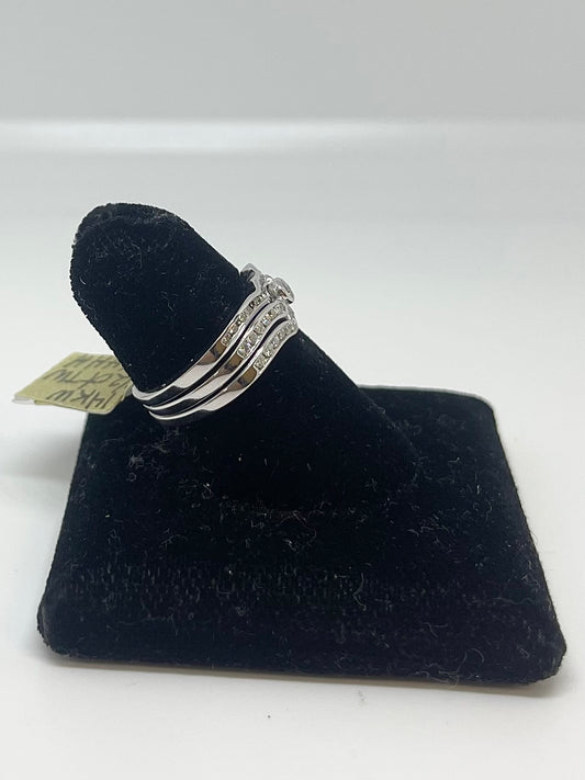 Three Row Diamond Ring