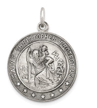 Load image into Gallery viewer, Sterling Silver St. Christopher Medal