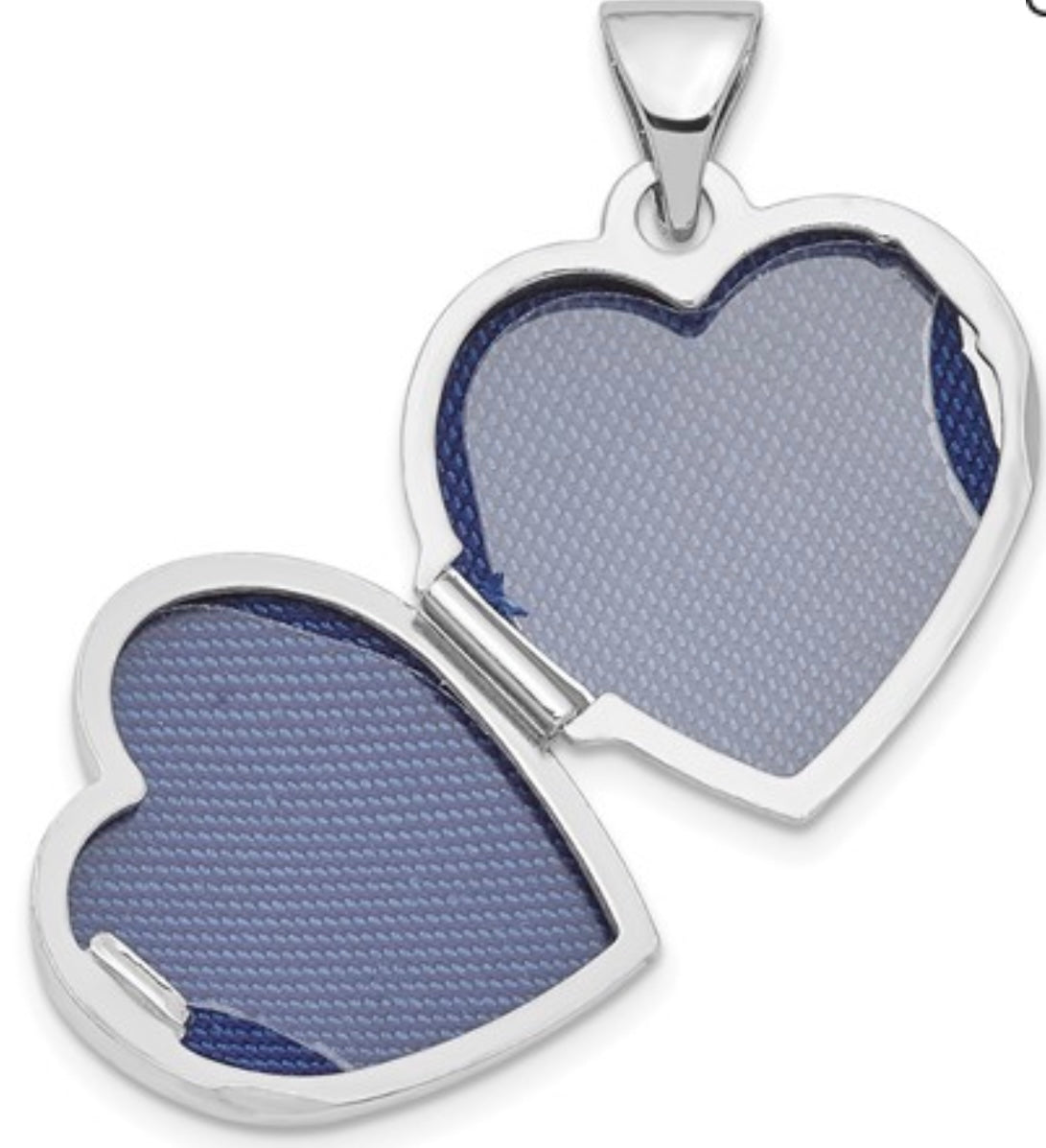 Heart Scroll Locket