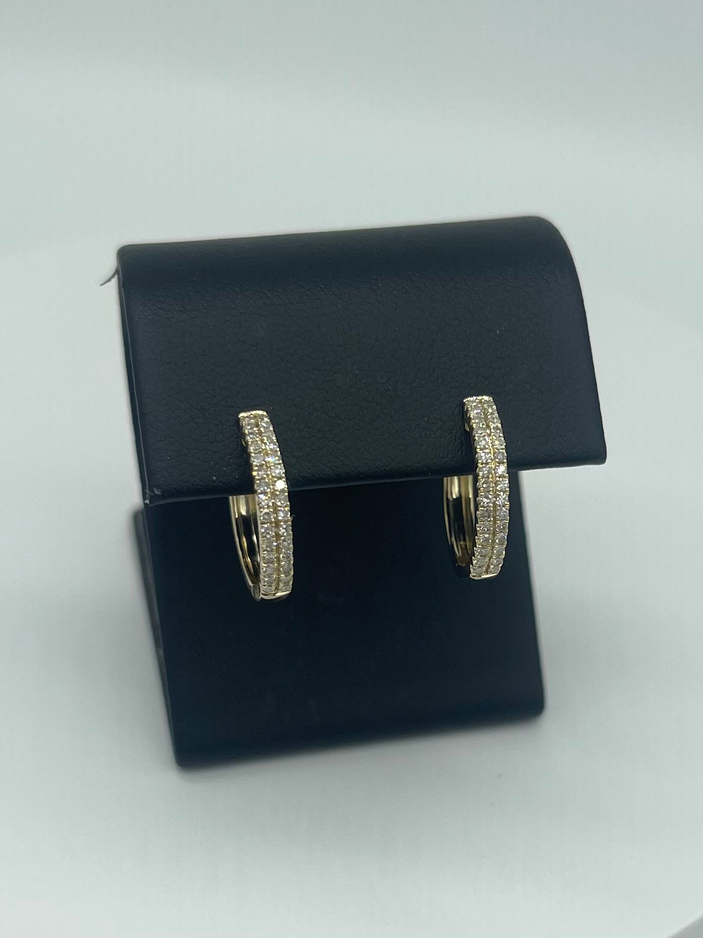 Two Row Diamond Hoops