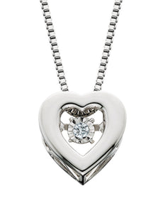 Heart Dancing Diamond Necklace