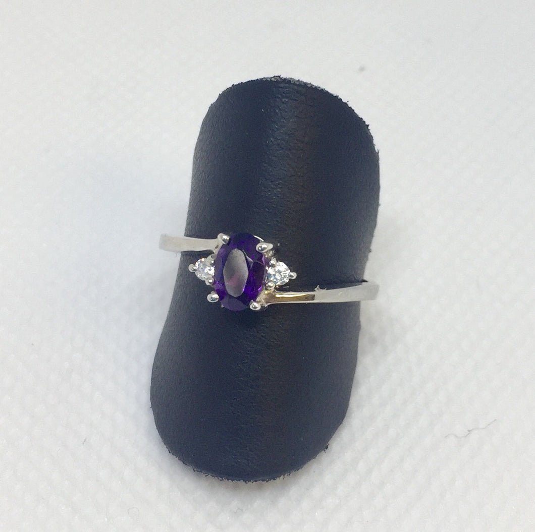 Amethyst Birthstone Ring