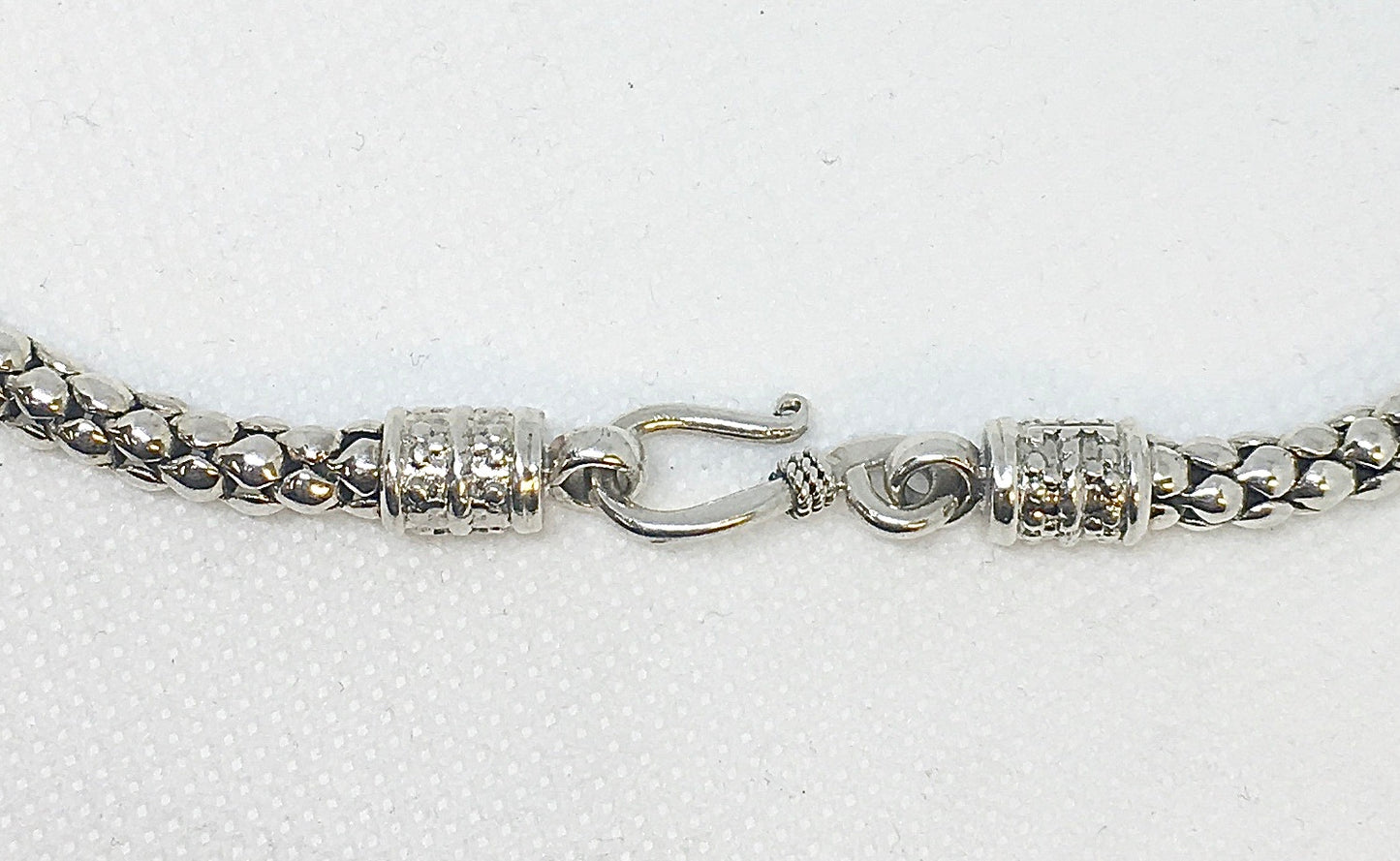 Sterling Silver Popcorn Chain