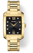 Load image into Gallery viewer, Black and a Gold Square Mens Watch