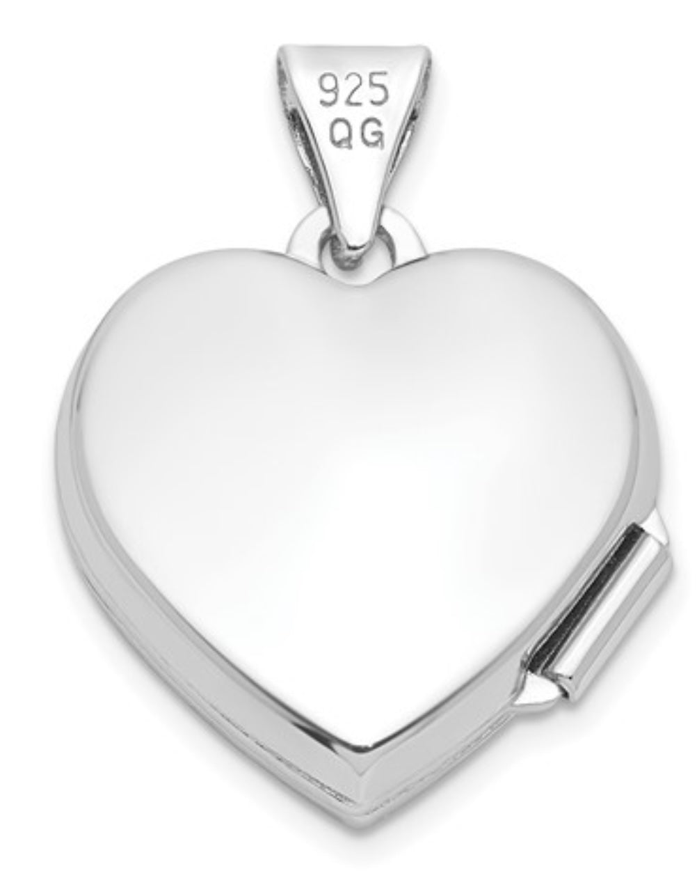 Heart Scroll Locket