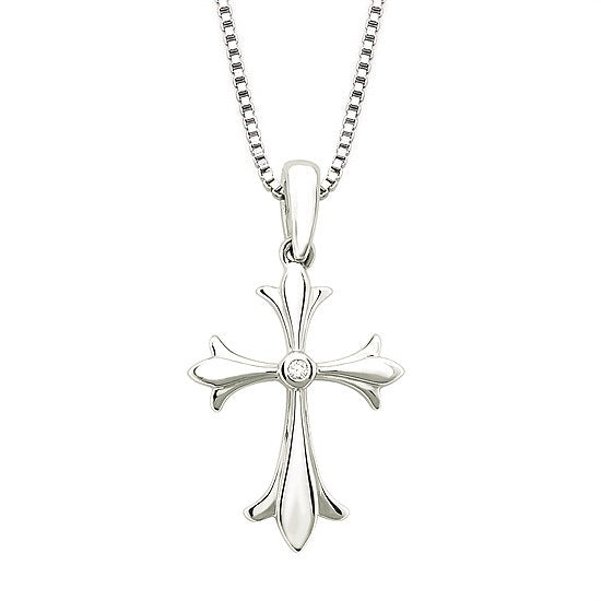 Flare Cross Necklace