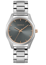 Load image into Gallery viewer, Silver and Gray Caravelle Watch