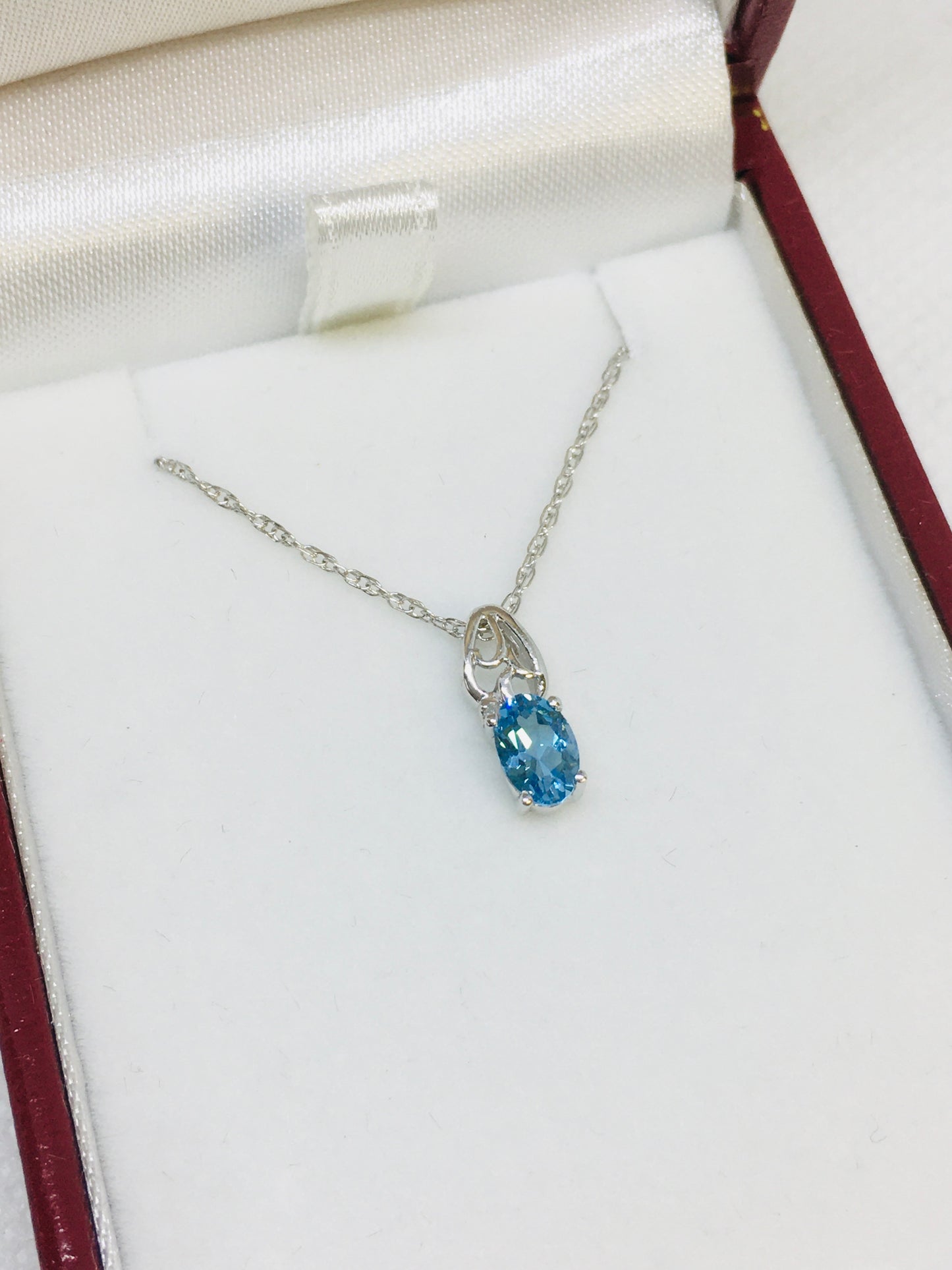 Blue Topaz Necklace