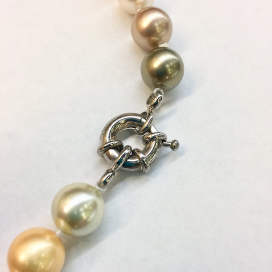 Multi Colored Pearl Strand