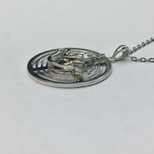 Load image into Gallery viewer, Silver Dove Necklace
