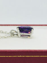 Load image into Gallery viewer, Pear Amethyst Necklace