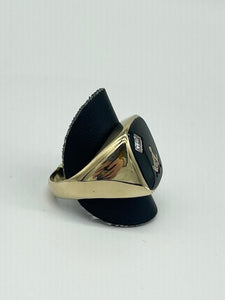 Onyx Masonic Ring