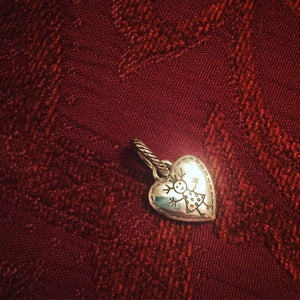 Happy Girl Heart Charm