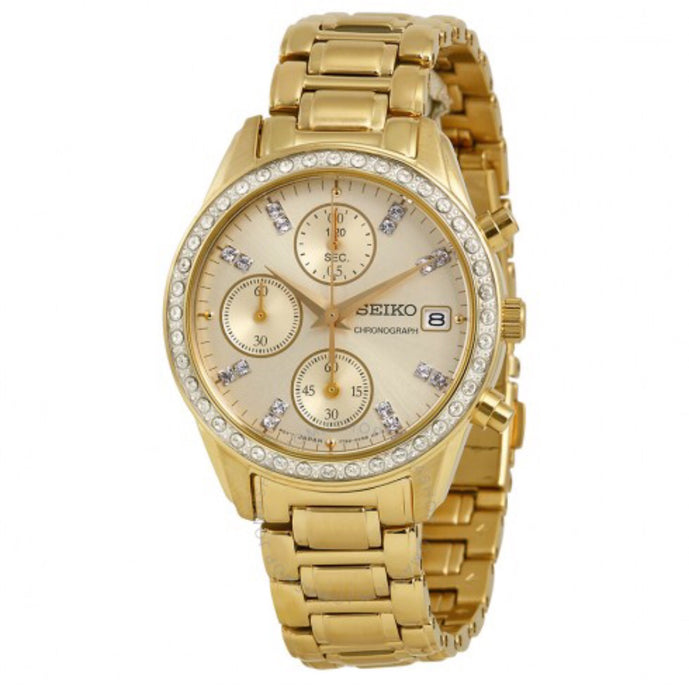 Women’s All Gold-Tone Seiko Watch