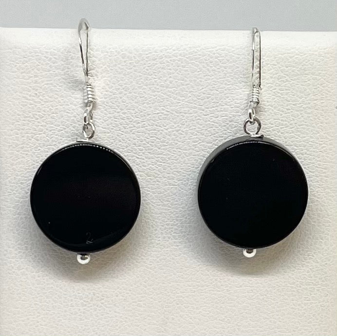 Black Agate Earrings