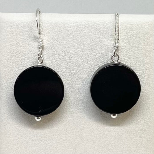 Black Agate Earrings