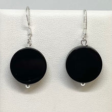 Load image into Gallery viewer, Black Agate Earrings