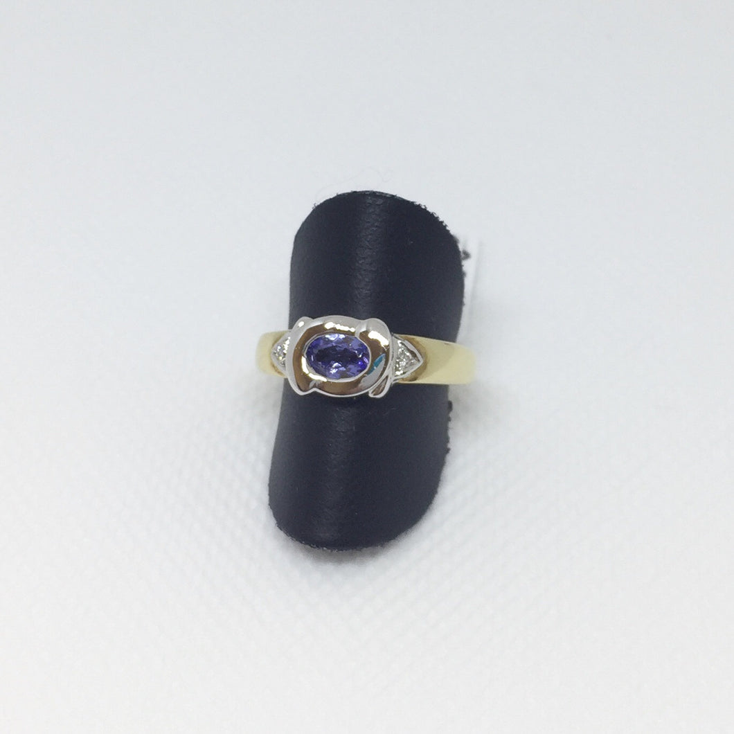 Tanzanite & Diamond Fashion Ring