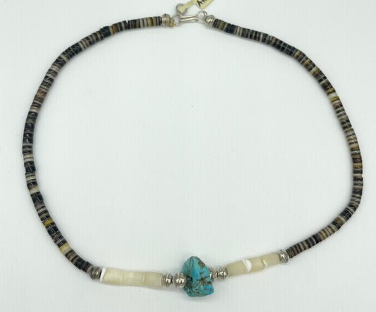 Shell & Turquoise Necklace