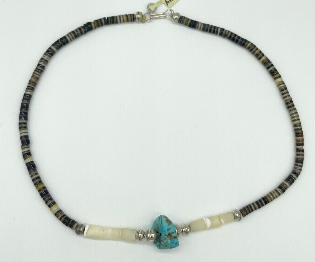 Shell & Turquoise Necklace
