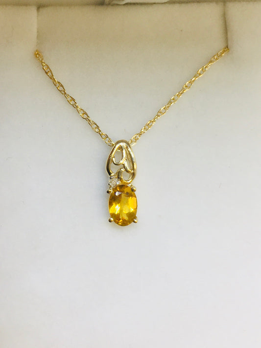 Citrine Necklace