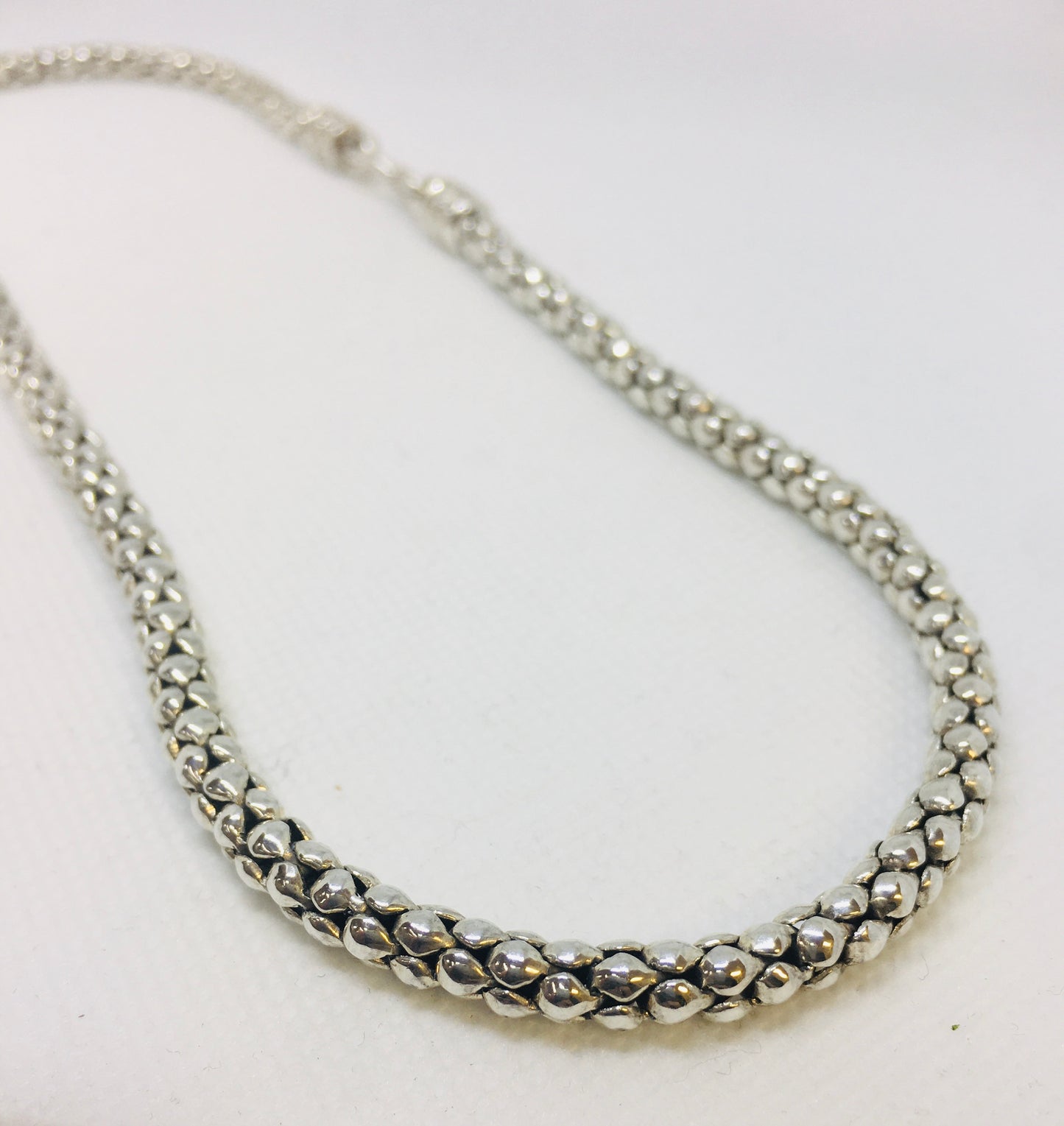Sterling Silver Popcorn Chain