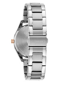 Silver and Gray Caravelle Watch