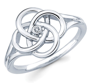 Looped Diamond Ring