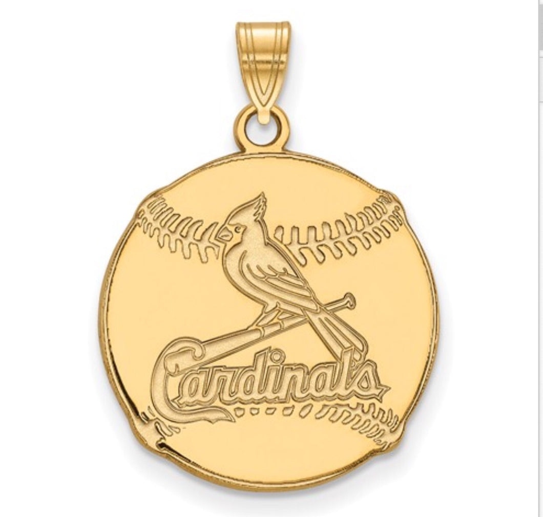 St. Louis Cardinals Baseball Style Pendant