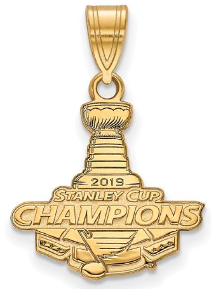 STL Blues Champion Pendant