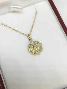 Filigree Diamond Necklace