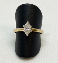 Load image into Gallery viewer, Meaningful 14K Yellow Gold Marquise Solitaire Engagement Ring