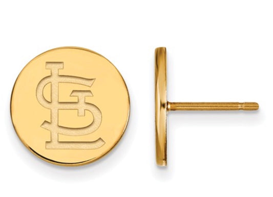 St. Louis Cardinals Button Earrings